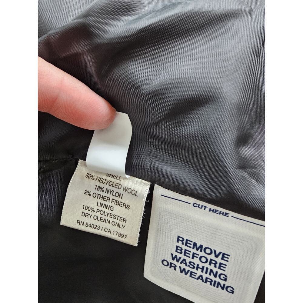 Old Navy Women’s Black Two Button Open Front Wool… - image 8